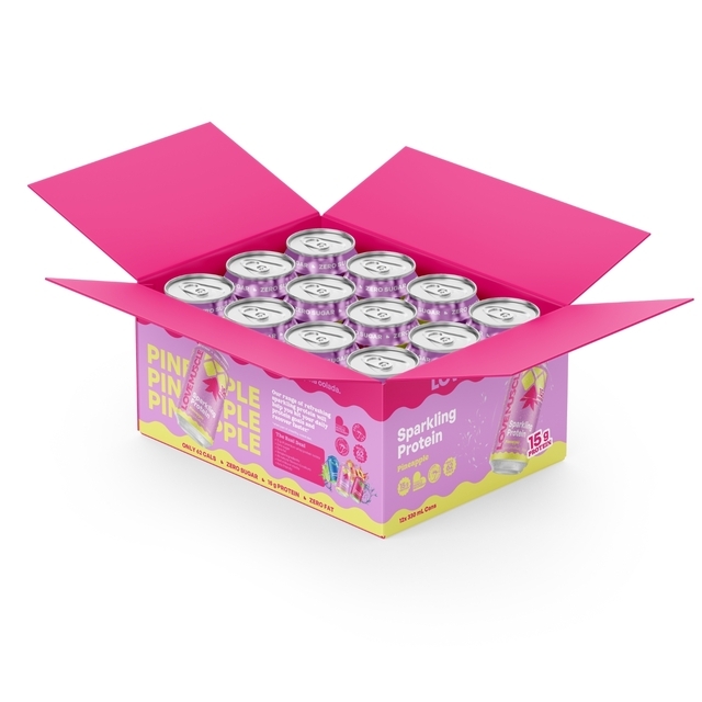 Pineapple Sparkling Protein 330ml 12-pack