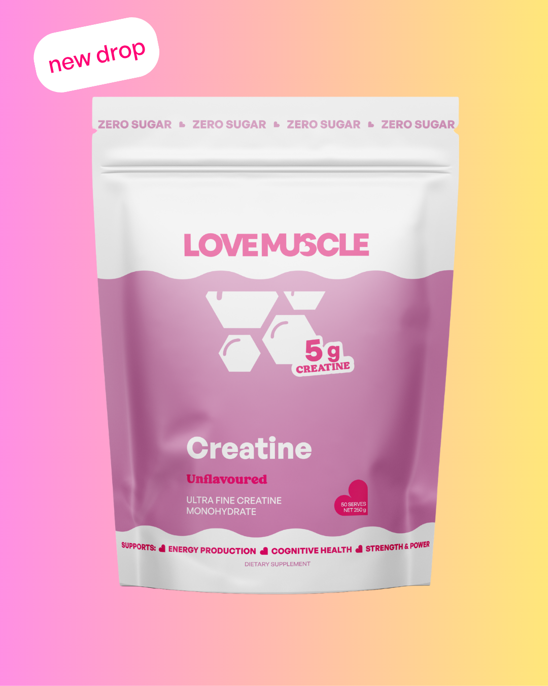 Creatine Monohydrate | Unflavoured 250g