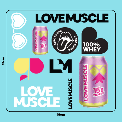 Temporary Love Muscle Tattoos