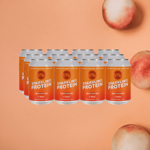 Peach Sparkling Protein Water 330mL 12-pack