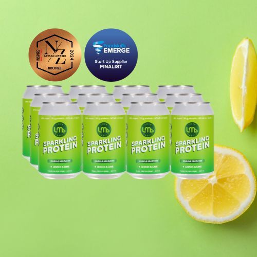 Lemon & Lime Sparkling Protein Water 330ml 12-pack